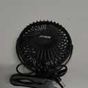 BESKAR USB Clip on Fan, Portable Small Fan with Cord Powered, 3 Speeds Strong Airflow, with Sturdy Clamp, Quiet Personal Desk Fan (Black)