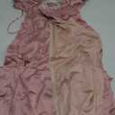 Regency Dresses for Women Pearls Lace Empire Waist Dress (X-Large, Pink)