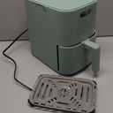 bella 4Qt Slim Air Fryer, Fits-anywhere Kitchenware, EverGood Ceramic Nonstick Coating, Adjustable Temperature, 6 Preset Cooking Options, 60 Min Auto Shutoff w Audible Tone, 3.3lb Capacity, Seaglass