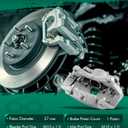 SCITOO 19B3646 19B3647 Front Left & Right Disc Brake Calipers w/Bracket For Audi For A4 2009 2013-2016,For Audi For A4 allroad 2013-2016,For Audi For A4 Quattro 2009 2013-2016,Single Piston