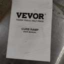 VEVOR Driveway Curb Ramp 2 Pack 1 Channel Threshold Ramp, 22046 Lbs Capacity Rubber Car Ramp, 2.6" Rise Curbside Bridge Ramp for Driveway, Loading Dock, Garage, Sidewalk, Car, Truck, Scooter