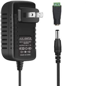 inShareplus 12V 1A 12W LED Power Supply, Wall Mounted AC/DC Switching Power Supply, AC 100-240V to DC 12 Volt Adapter, Charger, Transformer for LED Strip Light with 5.5/2.1 DC Female Barrel Connector