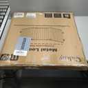 78" Extra Wide Baby Gate, Dog Gates Indoor for Doorways Stairs, Essential Safety Gate for Child, Hardware Mounted Adjustable Pet Gate with Anti-Trip Pedal, 28'' Tall 3 Metal Panels White