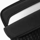 Comfyable Woven Laptop Sleeve 13 Inch 14 Inch Compatible with MacBook Air M5 & MacBook Pro M5 Pro/Max 2026, Faux Leather Mac Travel Case for Men Women, Black