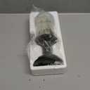 Eldnacele Christmas Snow Globe Candle Battery Operated Lighted Flameless Candles Light Swirling Water Glittering Spinning Candles for Home Decoration (Snowmen Family)