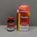 Megared Omega-3 Fish Oil + High Absorption Krill Oil 500mg Softgels, MegaRed Advanced 4in1 (80 count in a bottle) Concentrated Omega-3 Fish & Krill Oil Supplement, Best By 02/2027