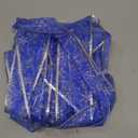 Hoolerry Christmas Ribbon Lights Christmas Lights 16.4 ft Glow Christmas Tree Ribbon Battery Operated Indoor String Lights for Outdoor Xmas Holiday Party Wedding Garland Lighted Decoration (Blue)