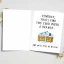 4 x Anniversary Card for Husband Wife, Romantic Couple Card | Boyfriend Girlfriend Card Gift Decoration for Him Her, 5 x 7 Inches with Envelopes and Stickers