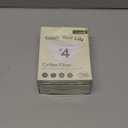 Cone Coffee Filters Size 02, 100Pcs 2-4 Cups Disposable White Coffee Filter Paper, Compatible with V60 and Conical Shaped Pour Over Coffee Dripper