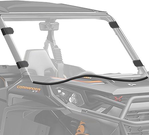 CAVENLLI Full Front Windshield, Heavy Duty Scratch Resistant Full Covered Windshield Compatible with 20112020 CanAm Commander 800 / Commander 1000 | 1/4"" Polycarbonate | 250X