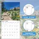 4 x 2026 Wall Calendar,Calendar 2026, November 2025 - December 2026, Wall Calendar Pathways, 12" x 24" Opened,Full Page Months Thick & Sturdy Paper for Calendar Organizing & Planning