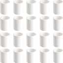 1-1/4" PVC Pipe Coupling Fittings, Pack of 20 Heavy Duty Slip Socket Connectors for DIY PVC Projects, Schedule 40 Adapter