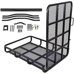 ECOTRIC Hitch Mount Wheelchair Carrier Electric Wheelchair Cargo Mobility Scooter with Hitch & Loading Ramp