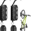 QAQ Swivel Bike Wall Mount, Vertical Bike Rack Garage Holds Up to 66lbs, Bike Hooks for Garage Space-Saving, Easy to Install - 2 Pack