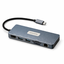 7-in-1 USB C Docking Station Dual Monitor, USB-C Hub with 2 HDMI Ports, 3 USB 3.0, 1 Type-C Data Port, 100W PD, Compatible with MacBook, Dell, HP, Lenovo, Surface