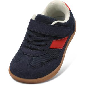 Toddler Shoes Zero Drop Minimalist Sneakers for Toddler/Little Kid Barefoot Slip on Tennis Shoes for Kids Boys Girls (Blue, 21)
