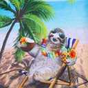 Goodstoworld Mens 3D Tank Top Novelty Graphic Breathable Quick Dry Sleeveless Beach Shirt S-4XL (L)