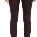 WAYRUNZ Womens Hyper Ultra Stretch Comfy Pants Colored Mid-Rise Skinny Jean Juniors Jegging Berry Brown(026-Berry Brown-10)