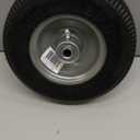 Marathon 00026 Flat Free 2.80/2.50-4 Tire and Wheel Assembly, 3 Centered Hub, 1/2 Ball Bearings, Replacement Tire for Casters, Utility Carts and Other Equipment, Easy Install Assembly