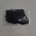 ForeFair Women Sexy Backless Short Sleeve Slim Fit Crewneck Summer Casual Y2K Crop Tee (Small, Black)