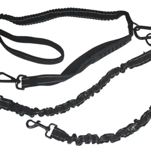 Hands-Free Running Dog Lead 3-in-1, Multifunctional Adjustable Bungee Absorbent Dog Leash for Hiking, Running, Walking