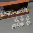 Eco-Baby Magnetic Cabinet Locks for Babies - Keyless, White, 20 Pack and 3 Keys