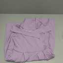 KLFFLGID Girls Satin Flower Girl Dress for Wedding Tulle Ball Gown Sleeveless Princess Party Dress for Birthday (Purple)
