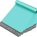 Fuxury Poly Mailers 6x9" 1000 PACK, Small Shipping Bags Embossed Dots Design, Self Adhesive & Durable Mailers Poly Bags Shipping Envelopes for Small Business Packaging Shipping, Teal Mailer Bags Bulk