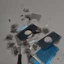 16Pcs Cabinet Hinges Repair Plates, Cabinet Doors Hinge Repair Kit Stainless Steel Furniture Cabinet Drawer Window Repair Plates with Screwdriver