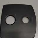 Pfister Deckard Stacked Shower Two Handle Diverter Trim in Matte Black (Valve Not Included)