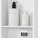 Stainless Steel Shower Niche 18" X 12", No Tile Needed Wall Niche Double Shelves, Recessed Shower Shelf for Bathroom Storage, Matte White