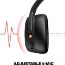 Skullcandy Crusher ANC 2 Wireless Over-Ear Bluetooth Headphones with Multi-Sensory Bass, Active Noise Cancelling, Up to 60 Hours Battery, Microphone for iPhone Android - True Black