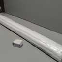 Cordless Blackout Roller Shades Self-Adhesive Lightweight Window Blinds, No Drill Thermal Insulated Shades with Free-Stop, Waterproof Polyester Fabric for Bedroom Office Kitchen Nursery RV(White,38''W