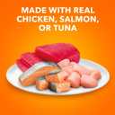 IAMS Perfect Portions Adult Wet Cat Food Cuts in Gravy, Chicken, Tuna, and Salmon Recipe Variety Pack, 2.6 oz. Easy Peel Twin-Pack Trays (24 Count, 48 Servings) (EXP 03/25/27)