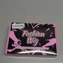 AISI HAIR Bright Red Wig for Women, Long Wavy Lace Hairline Middle Part Synthetic Heat Resistant Wig for Daily Party-26 Inch