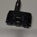 Car Cigarette Lighter Splitter, Self-Recovery Fuse & Separate Switch, 3-Socket Cigarette Lighter Splitter with Dual USB Port Fast Car Charger, 12/24v Car Adapter Splitter for Phone GPS Dash Cam