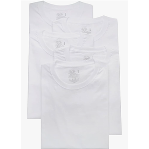 Fruit of the Loom Mens COOLZONE Crew T-Shirts, 5 Pack - White, X-Large