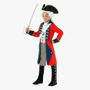 Morph - Revolutionary War Costume Kids - Colonial Costume Boys - British Red Coat Costume - Napoleon Costume Kids L