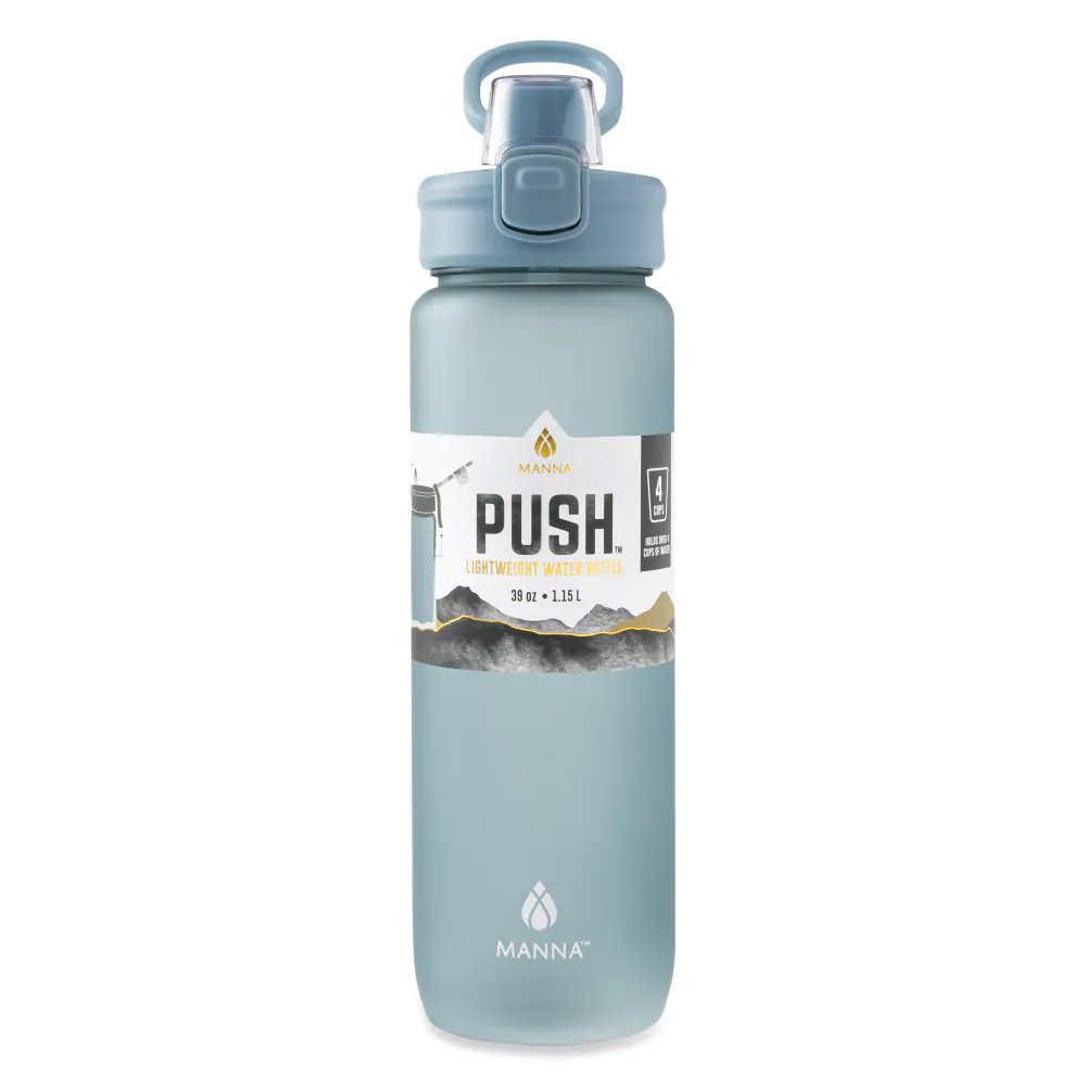 Manna Push 39 OZ . Stainless Steel Bottle with Handle