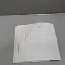 L LIKED 8.5x11 Printable White Sticker Paper Full Sheet Label, Matte, for Laser & Inkjet Printing (100 Sheets)