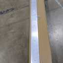 Tandefio 2 Pcs 5" x 1/4" x 72" Aluminum Door Saddle Threshold Commercial Flat-Profile Fluted for Interior Exterior Doorway Floor Seal Strip Accessibility Free Fire Weatherproof (Silver)