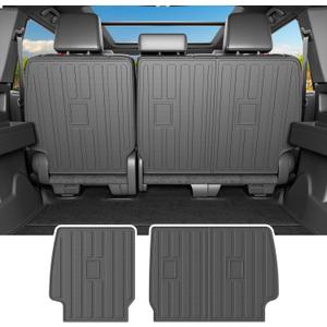 powoq 5 Seats Cargo Mat Compatible with 2025 2026 Toyota 4Runner Trunk Mat (No Hybrid EV & i-Force MAX) Cargo Liner TPE Back Seat Protector Trunk Liner Replacement for 2025 2026 4Runner Accessories