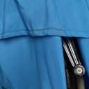 Blissun 9 ft Solar Umbrella, 32 LED Lighted Patio Umbrella, Table Market Umbrella, Outdoor Umbrella for Garden, Deck, Backyard, Pool and Beach (Light Blue)