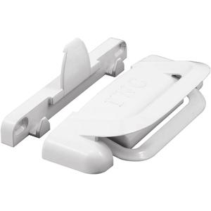 Prime-Line F 2686 Sliding Window Slam Latch, 3-5/8 In. Hole Centers, Fits Vertical Sliding Windows by International Window Corporation (IWC), Diecast Zinc, White (Single Pack)