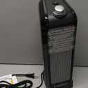 Lasko CT16450 15.7 Inches, Portable 1500W Oscillating Electric Ceramic Space Heater with Manual Thermostat and Overheat Safety Protection for Indoor Home Use