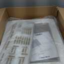 Clear Acrylic Dog Playpen with Door,23.6" Puppy Playpen,Easy Assemble Pet Fence,10-Panel for Puppies/Small Dog Play Pen Indoor (White, 23.6 Inch-H, 10 Panel)