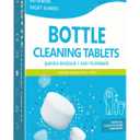 Thermos Cleaning Tablets,Bottle Cleaning Tablets,Stainless Steel Cleaner,for Hot Water Bottle,Coffee Pot,Glass,Tumbler,30 pc，also can clean dentures.