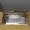 Vtopmart 2 Tier Bathroom Storage Organizer, 2 Pack Clear Under Sink Organizers Vanity Counter Container, Cabinet Drawers Bins, Pull-Out Organization with Track for Pantry, Kitchen (Transparent)