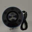 Certified IPX7 Waterproof Shower Bluetooth Speaker, Portable Shower Speaker Loud Clear Sound with Suction Cup, Wireless Portable for Bathroom, Hook Clip, Built-in Mic, 10H Playtime, Great Gift Idea (Black)