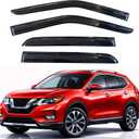 KPY Rain Guards Fit for 2014-2020 Nissan Rogue, Out-Channel Window Visors Vent Wind Deflectors 4PC, Car Accessories for 14-20 Rogue (Excludes Sport Model)